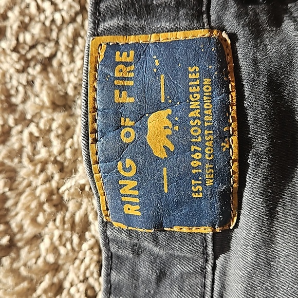 Ring of Fire black distressed jeans, size 34x30 - Picture 8 of 9